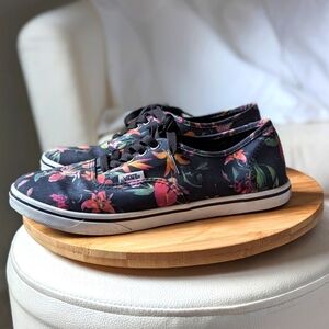 Vans Floral Lace Up Sneakers